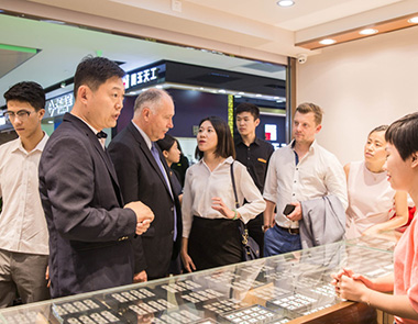 欢迎德国莱法州比肯菲尔德联盟政府一行莅临金展珠宝广场